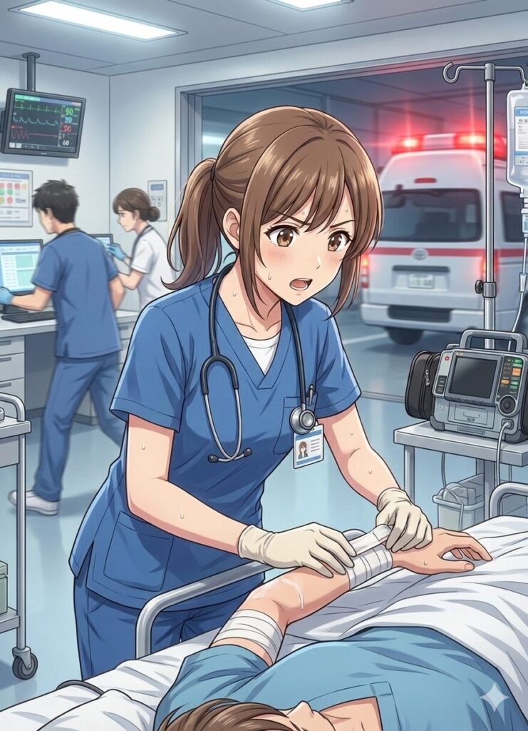 救急で働く新人看護師