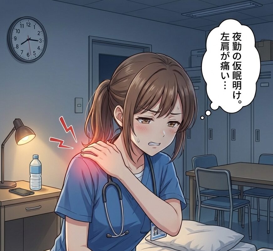 左肩が痛い看護師