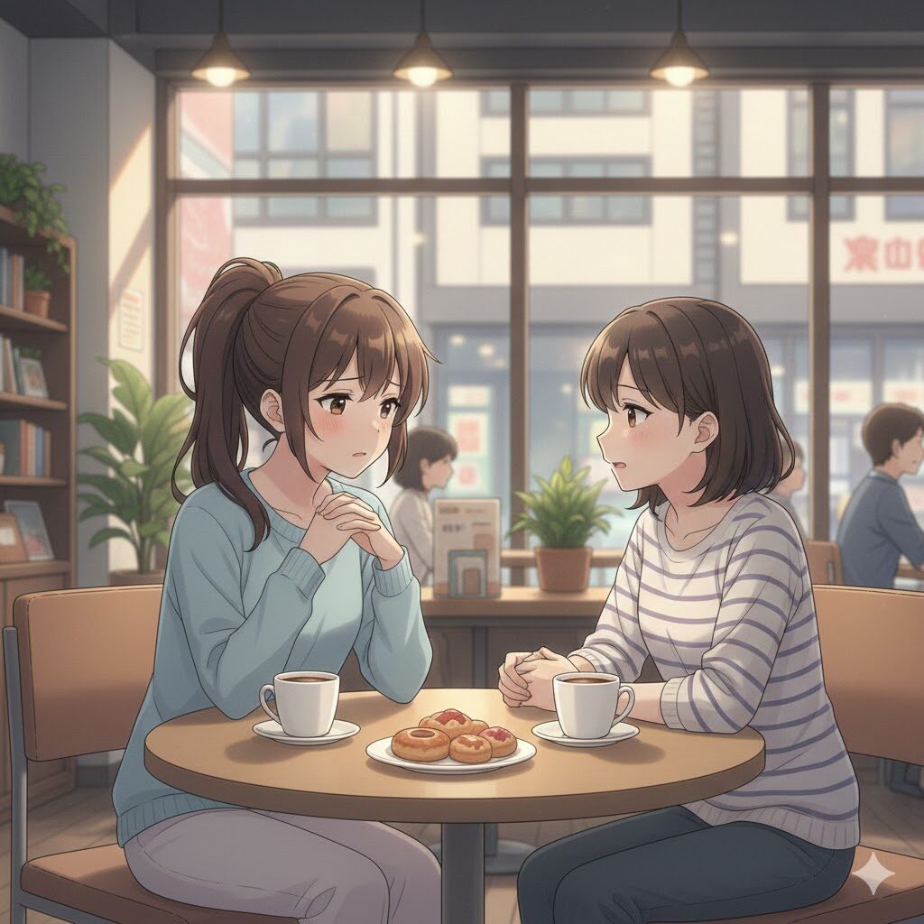 相談している看護師