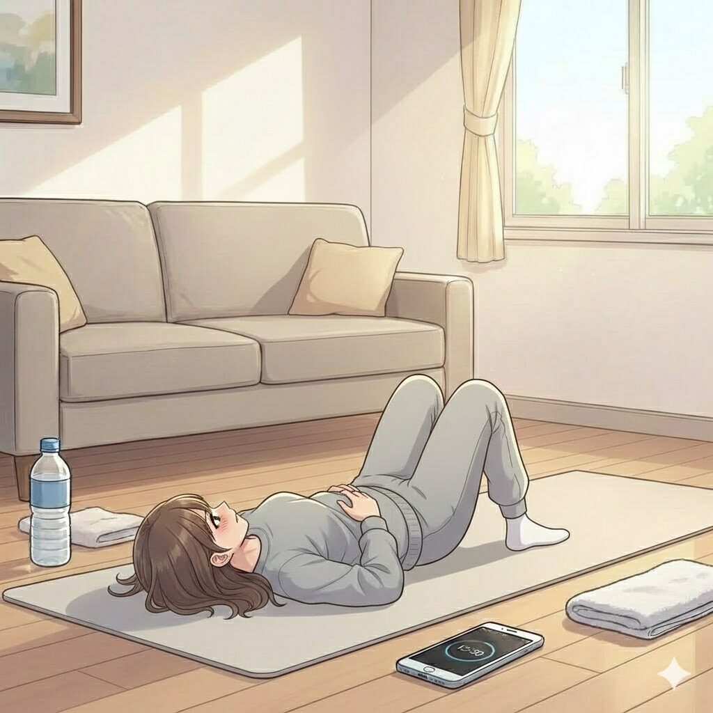 ヒップリフトをやっている看護師