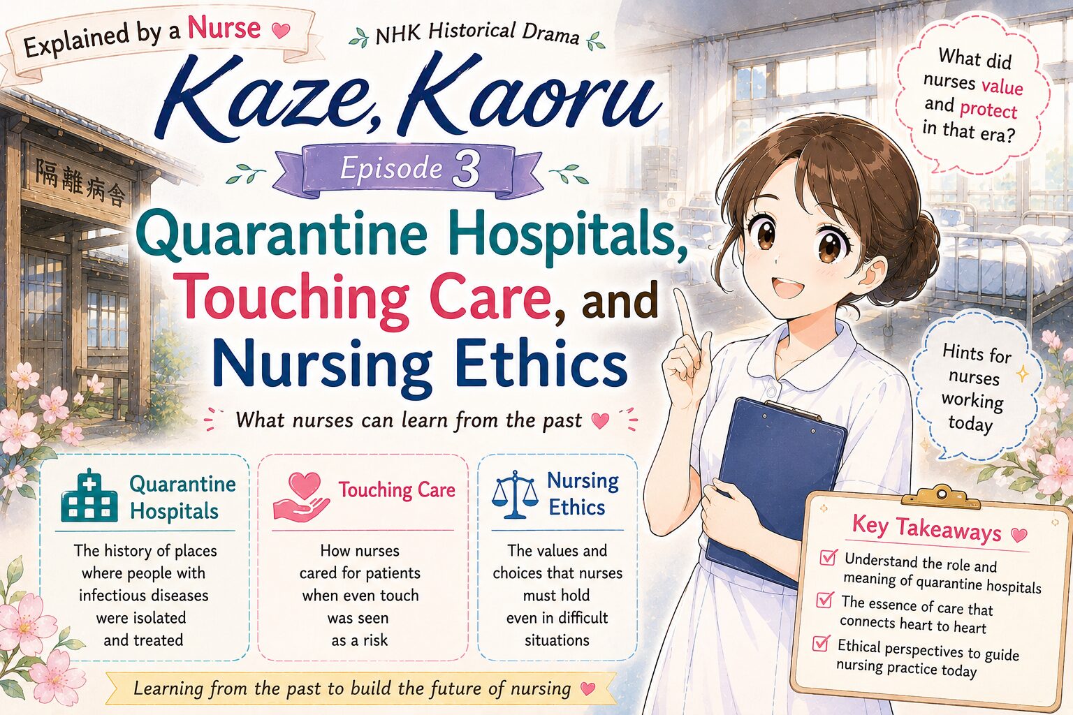 Kaze, Kaoru Episode 3 Explained by a Nurse: Quarantine Hospitals, Touching Care, and Nursing Ethics